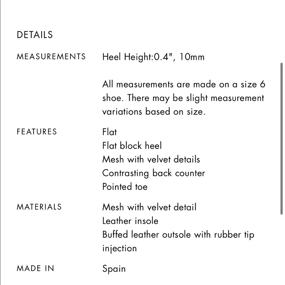 The Tasha Flat Stuart Weitzman Mesh Pointed - Picture 7 of 8